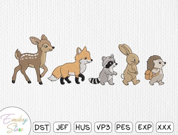 Baby Animals Walking Line Embroidery Review