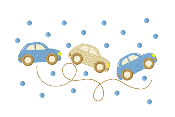Cute Cars Embroidery Design – Baby Car Review
