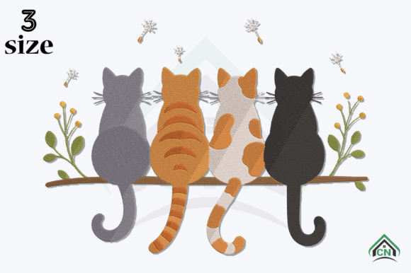 Cute Cats Embroidery Design Review for Boutiques