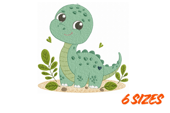 Cute Dino Embroidery Design File Review