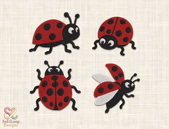 Cute Ladybug Embroidery Bundle Review
