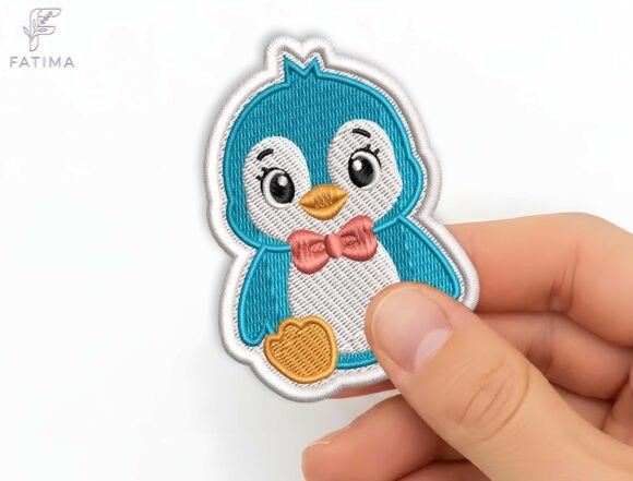 Cute Penguin Patch Embroidery Review