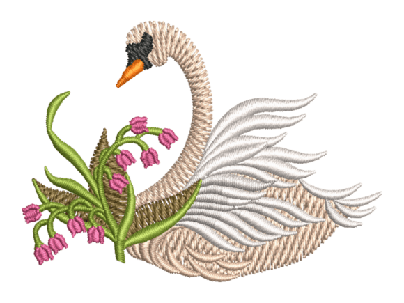 Elegant Floral Swan Embroidery Review