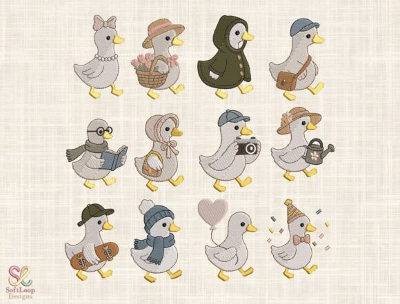 Goose Embroidery Design Bundle Review