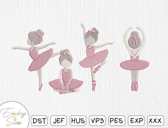 Review: Ballerina Poses Embroidery Design