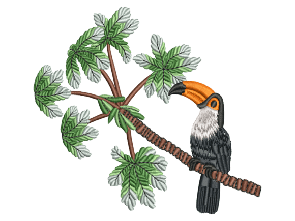 Toucan on Palm Tree Embroidery Review